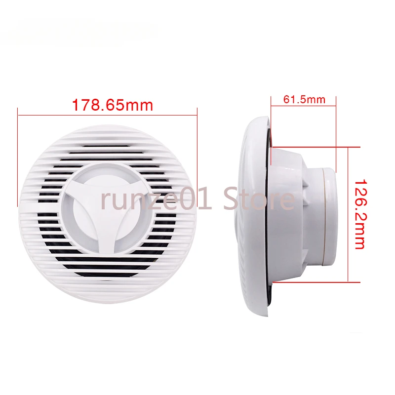 Waterproof speaker sound 6.5-inch modified speaker car, ship, yacht, ship, motor boat accessories