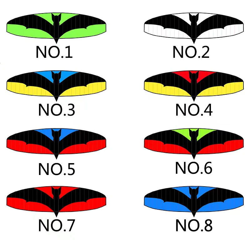 1PCS 2.8 meters Wingspan Parachute Cloth Remote Control Electric Bat Shaped Paraglider Head for Outdoor Paragliding Equipment