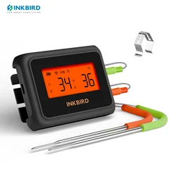INKBIRD Bluetooth Smart Cooking Thermometer Dual Probes Food Thermometer for BBQ,Rotisserie,Smoker,Oven,Frying Pan,Air Fryer
