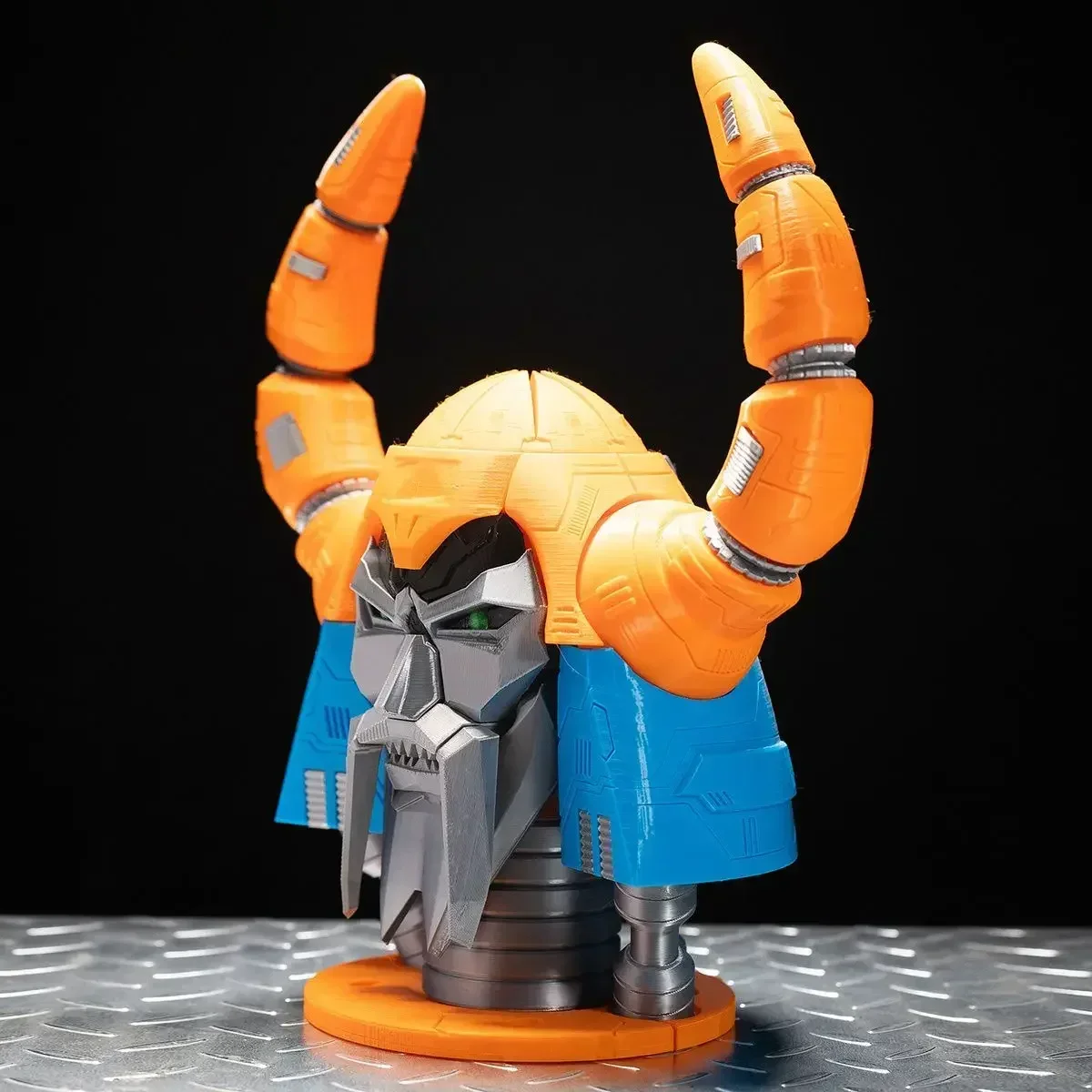 3D Printed Transformation Unicron Head Model - Fully Assembled Collectible Toy