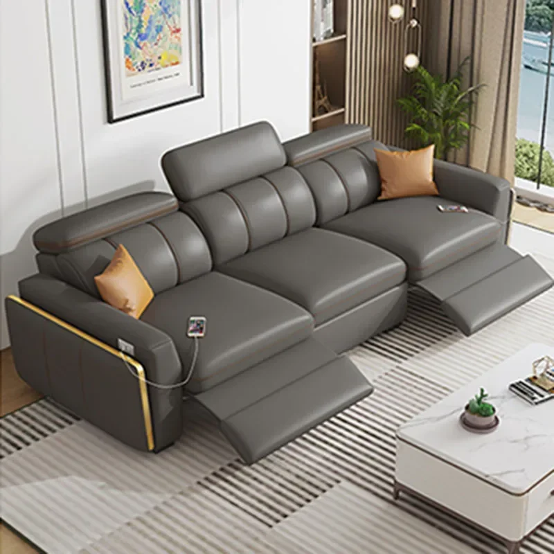 

Throne Brown Living Room Sofas Design Reclining Lazy Sleeper Electric Sofa Luxury Modern Individual Ergonomic Lounge Furniture