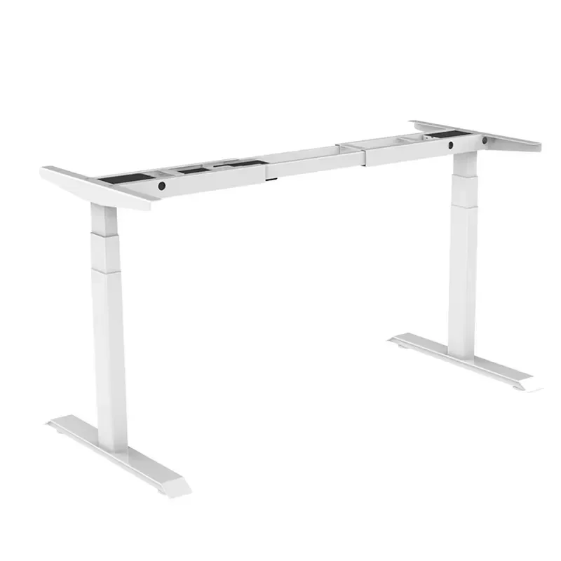 Dual Motor Electric Height Adjustable Desk Frame Heavy Duty Steel Standing Desk Modern Smart Home Office Furniture