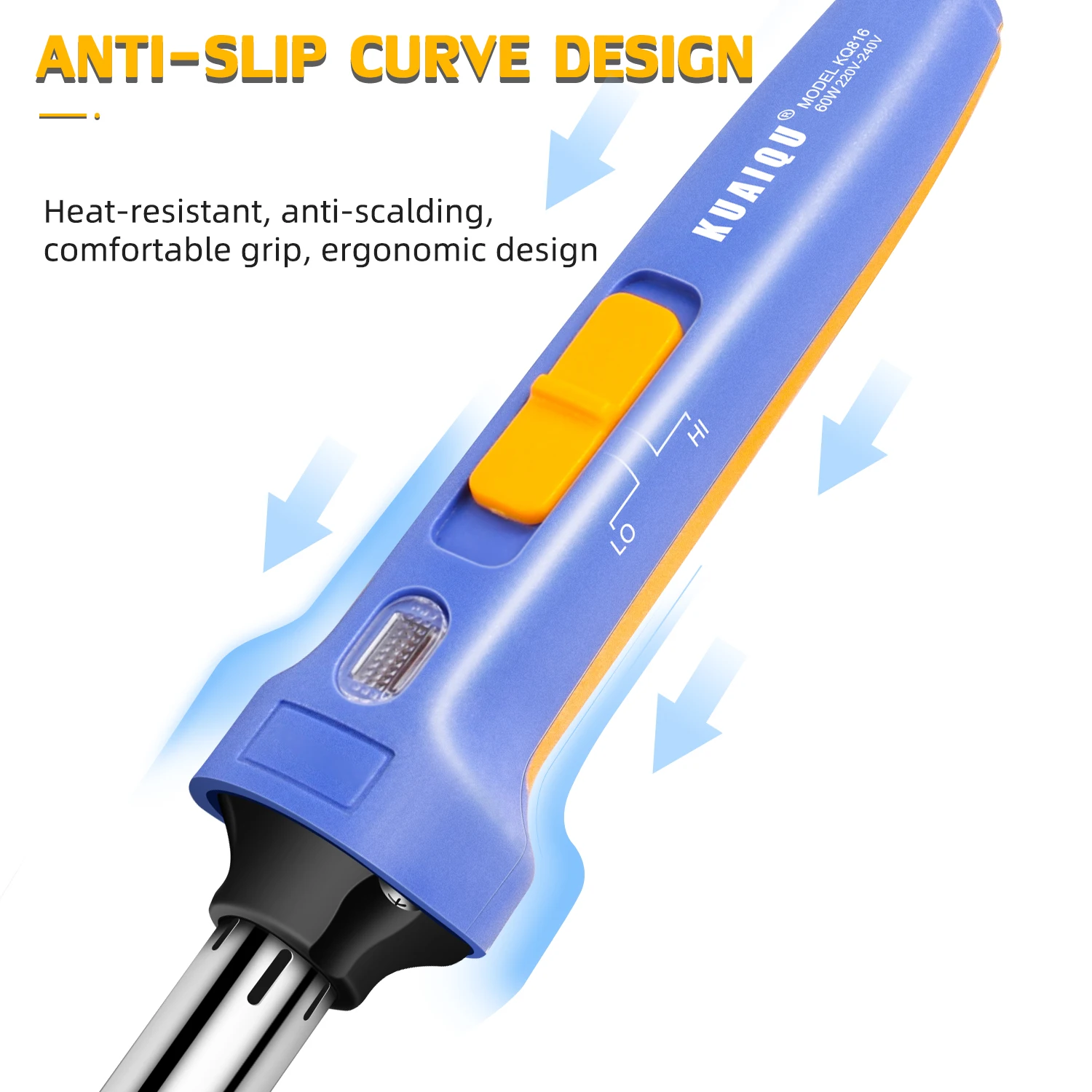 Regolazione saldatore 60W 90W temperatura temperatura digitale strumento di riparazione per saldatura elettrica 220V spina ue punte per matita termica in ceramica
