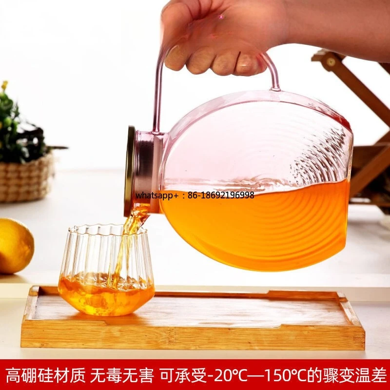 High Borosilicate Glass Cold Kettle, High Temperature Resistant Household Large-capacity Refrigerator, Cold Kettle, Teapot