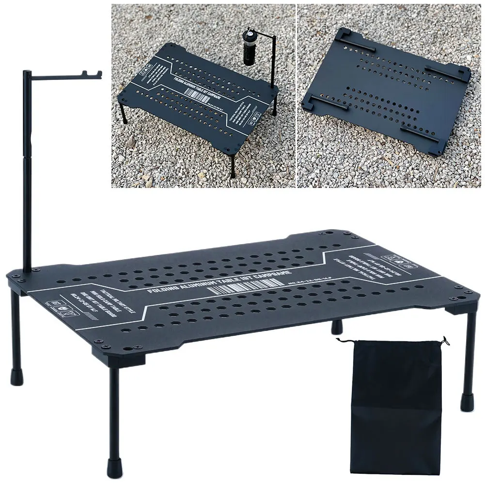 

Outdoor IGT Modular Table Multifunctional Portable Barbecue Table Aluminum Alloy Foldable IGT Table for Travel Patio Cooking