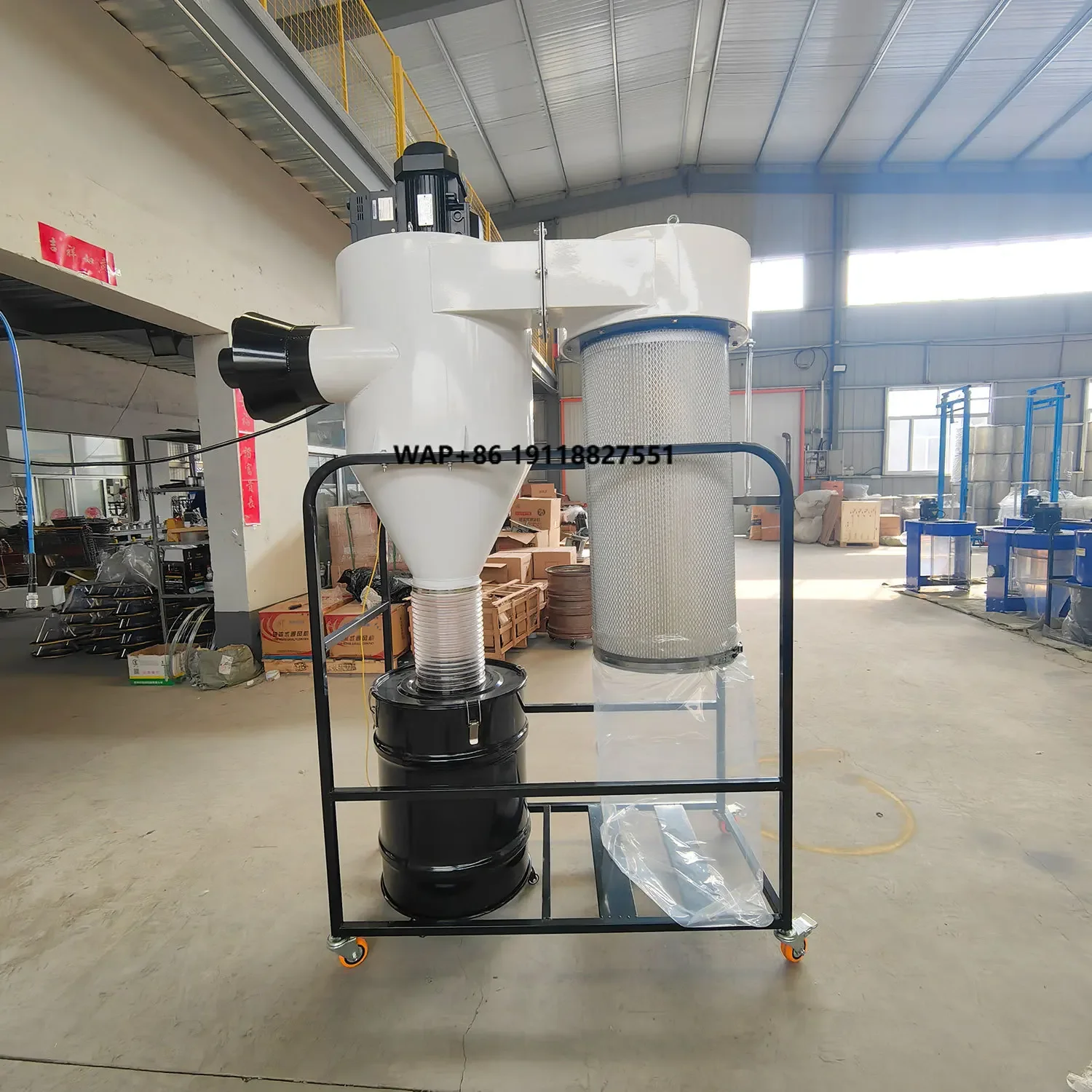 

PDC3200F 2HP 3HP 4HP 5.5HP 7.5HP 10HP Industrial Vacuum Cleaner Woodworking Metal Powder Cyclone Separator Dust Collector