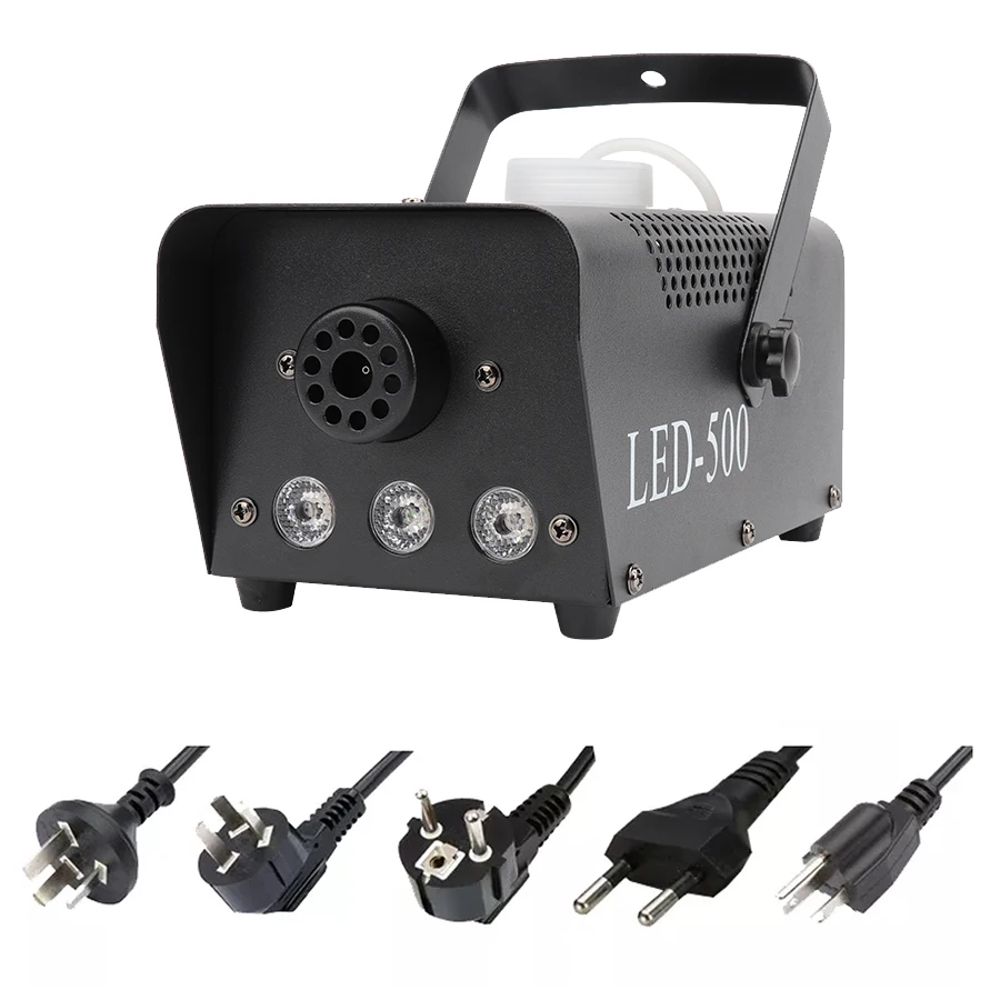 500W Mini Stage Fog Machine Remote Control Led Smoke Machine for Wedding Party DJ