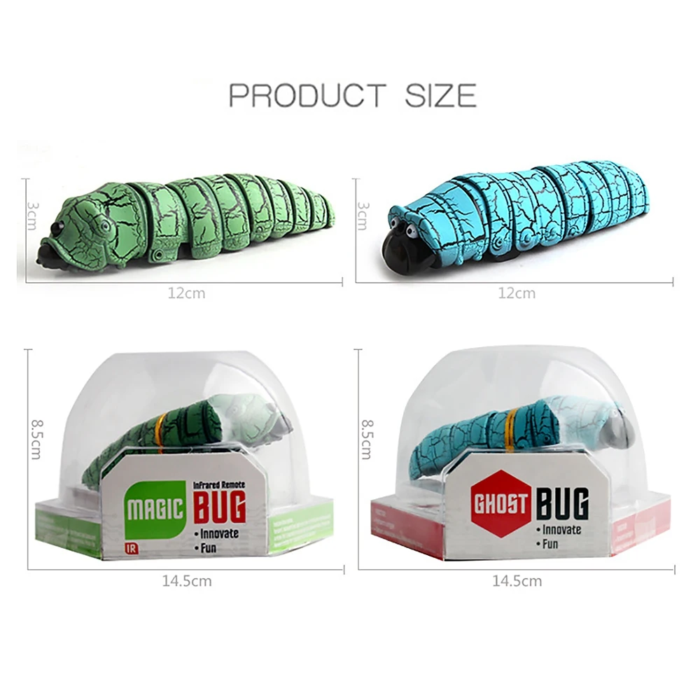 B05C-الأشعة تحت الحمراء للتحكم عن بعد كاتربيلر مضحك Rc الحيوان الجدة الكمامة صعبة الزواحف الحشرات الكهربائية #2