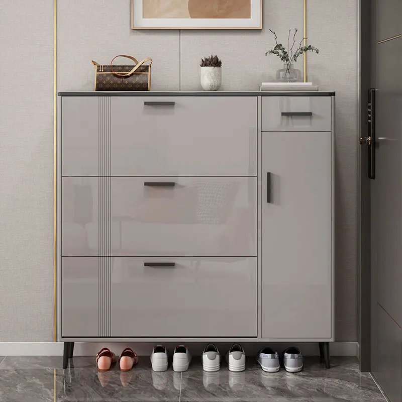 모던 오거나이저 신발 선반 현관 거실 럭셔리 박스 디자이너 우든 신발 캐비닛 수납 가구 호텔 가구