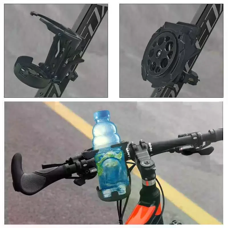 

1/4Pcs Motorcycles Bottle Holder Water Cup Bracket Holder Accessories Foldable Turntable Motorcycle Cup Holder For Handlebar