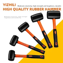 Rubber Hammer, Rubber Hammer, Tile Soft Glue, Multi-functional Decoration Rubber Hammer, Leather Hammer, Cow Tendon Hammer Brick