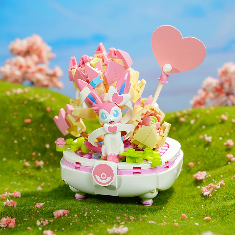 Original Keeppley Pokemon DIY Pikachu Charmander Squirtle Bulbasaur Jigglypuff Baustein Modell Anime Puppe Kinder Spielzeug Geschenke