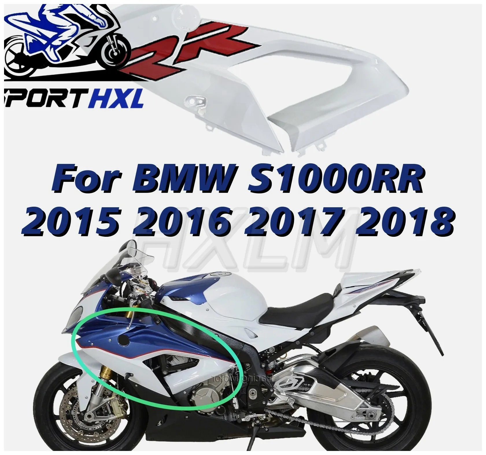 Customized Bodywork Fairing Set - Suitable For BMW S1000RR Side fairing Side protector Side panel Side cover ABS Injection Set