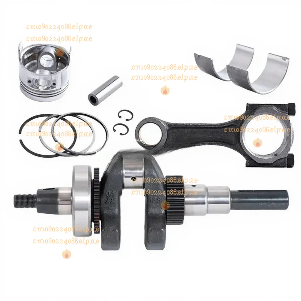 

Diesel Engine Parts | 173F/178F/186F/188/192F/195F Models (Crankshaft, Piston, Connecting Rod & Rod Bearing)