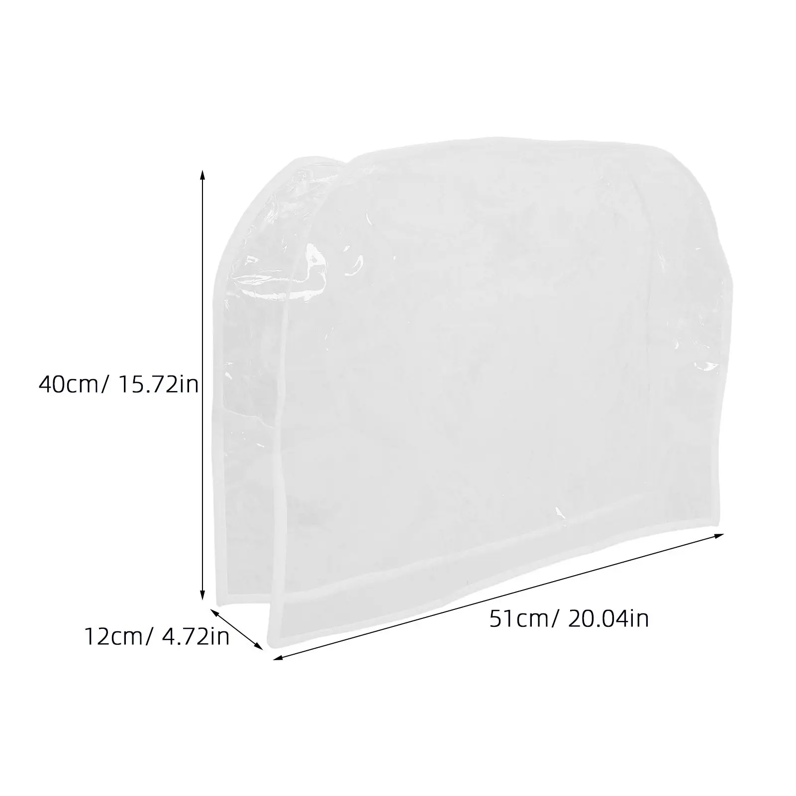 Salon Chair Cover Clear Plastic Back Protector Waterproof Spa Hairdressing Styling Chair 51x40x12cm Salon Equipment