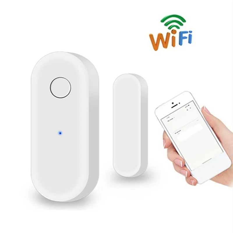 Sensore porta intelligente A25P Sensore finestra wireless WiFi Notifica messaggio in tempo reale compatibile con Alexa Google Assistant