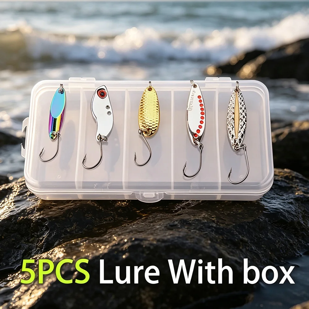 5pcs/lot Wobbler Lures 3g/10g/15g Metal Vib Fishing Lure Set Sinking Hard Metal VIB Sea Fishing Lures Artificial Pesca Bait gallery 4