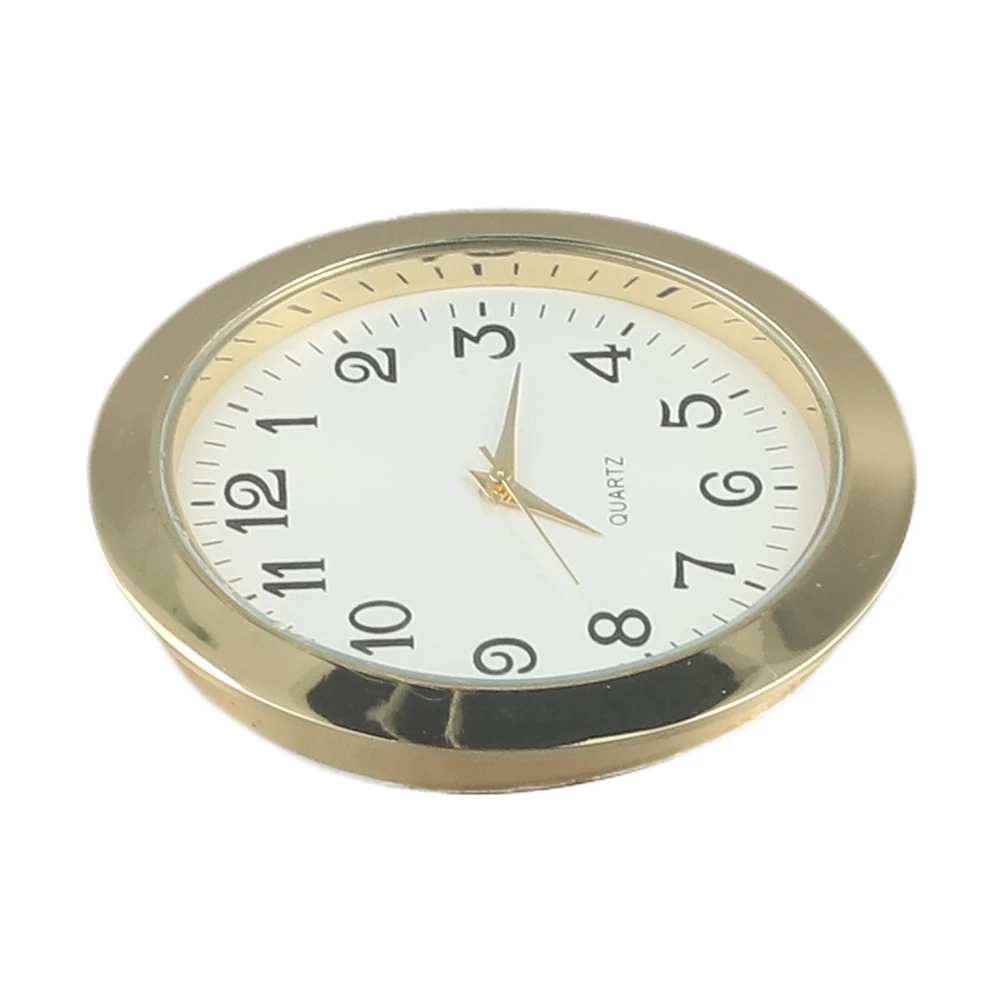 Mini High Quality Classic Clock Craft Quartz Movement Round Clocks Head Insert Roman Number Little Clock