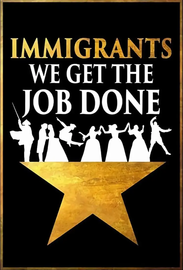 IN Metal Wall Art Immigrants We Get The Job Done Vintage Immigrants We Get The Job Done Sign Musical Broadway Metal Tin Sign Dec