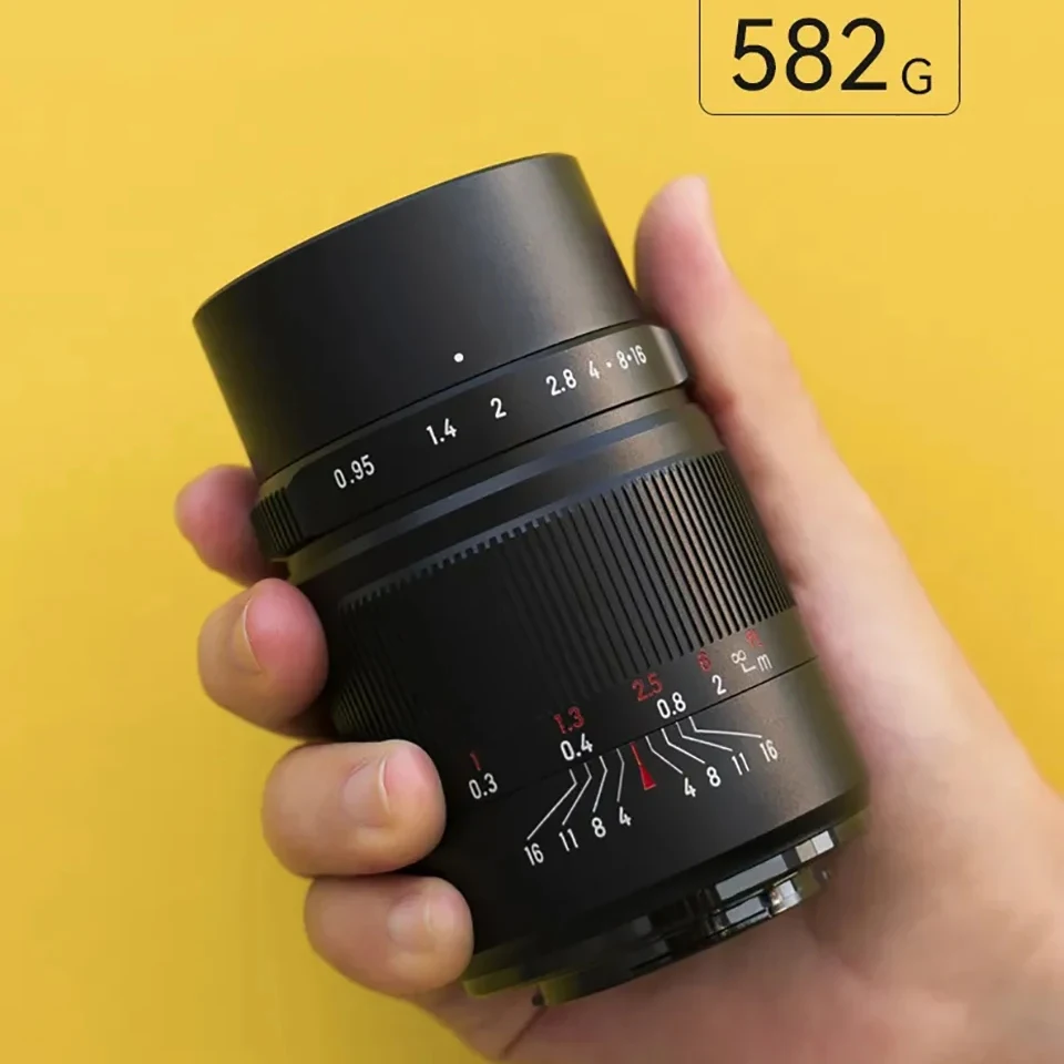 Объектив для документальной фотографии 7artisans 25 мм F0.95 APS-C с большой апертурой для Sony A6000 Nikon Z50 Canon R5 Fuji X-T30