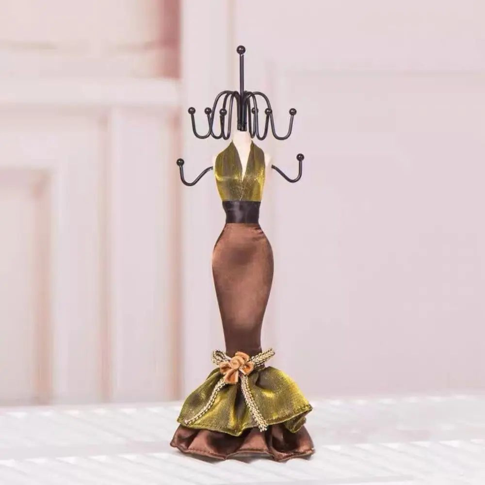 

Органайзер Стойка Ожерелье Манекен Стенд Принцесса Роскошные Серьги Стенд Держатель Дисплей Лук Кружева