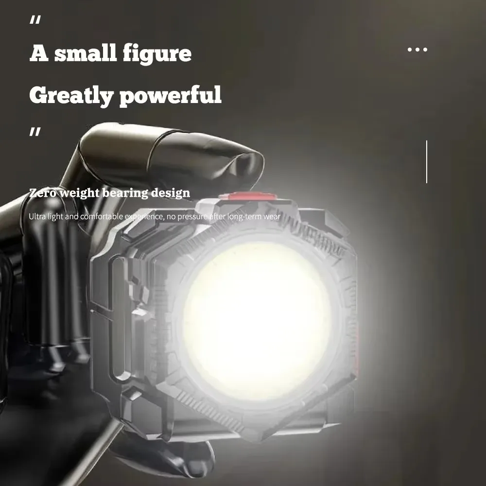 Portable LED Wrist Light Mini Flashlight USB Rechargeable Watch Lamp Wrist Lighting Torch Flashlight Outdoor Sport Running Light