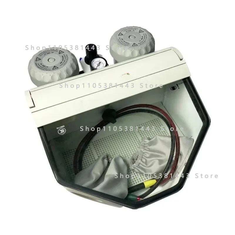 Lab Equipment Jewelry Air Sand Blasting Tools Dent Twin-Pen Sandblaster Air Prophy Polisher Sandblasting Machine