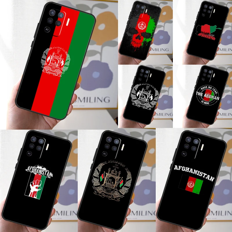 Afghan Afghanistan Flag Banner For OPPO A53S A57S A54 A74 A94 A17 A77 A58 A78 A98 A5 A9 A96 A76 A16 A52 A72 A79 A15 Case