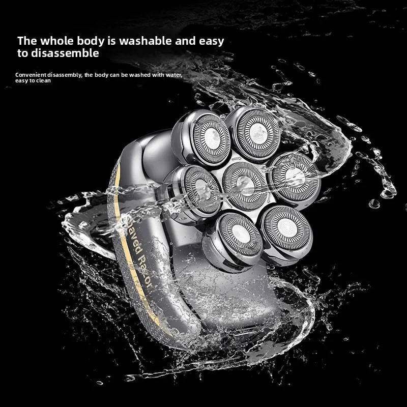 

2025Новая электрическая стрижка для лысины, умная мужская многофункциональная бритва