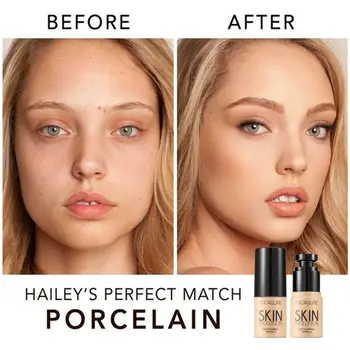 Focallure Base Face Liquid Foundation Cream Full Coverage Concealer Oil-Control Hydratační Foundation Cream Make-up pro ženy 10 nejlepší prodej focallure make-up - №2