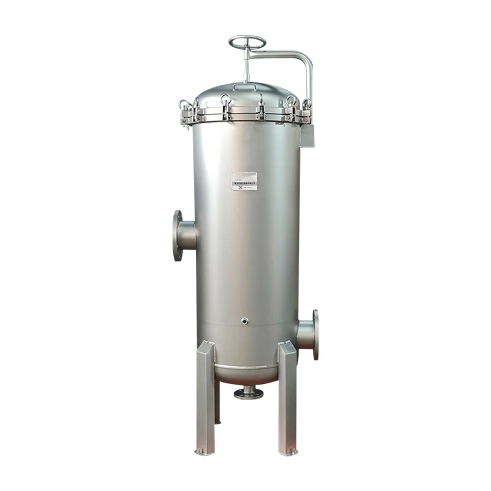 Stainless Steel #2 Industrial Bag Filter Housing for Multi-Liquid Filtration for Manufacturing Plants Hotels Farms