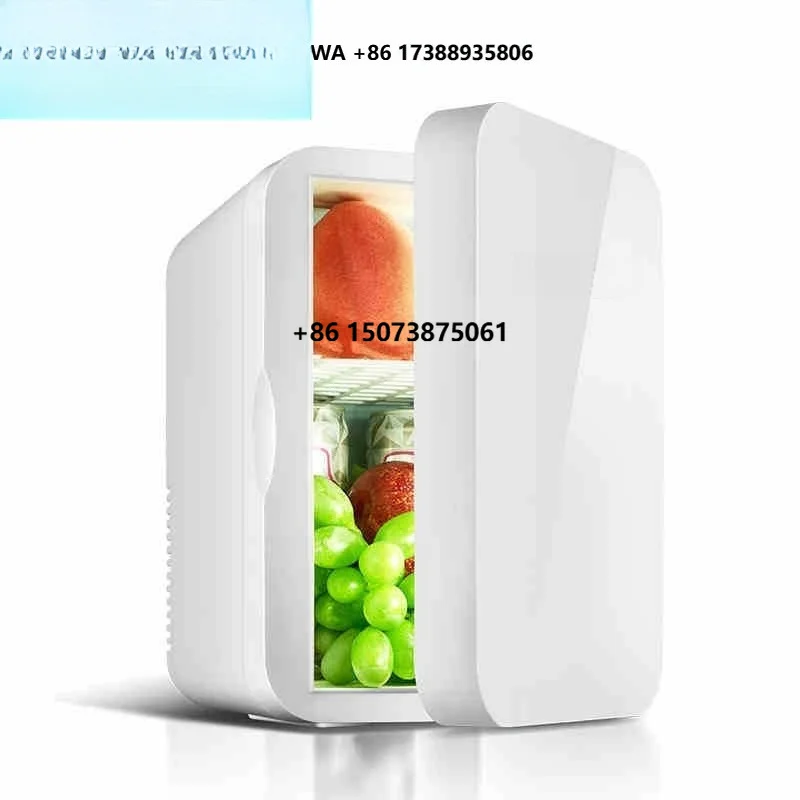 Large Capacity Xiaxin 8L Mini Refrigerator Single Door Semiconductor Cooling Dual-Use Car & Home Dormitory Refrigeration