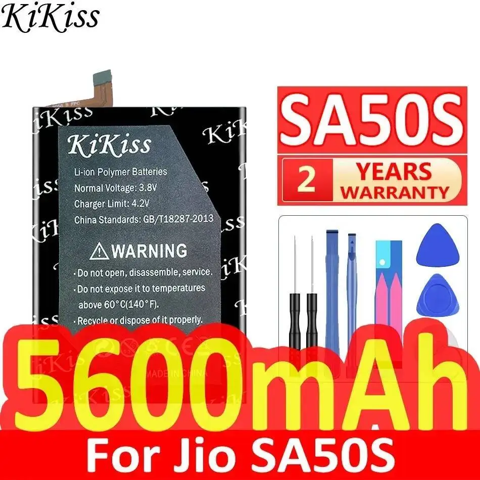 

Безопасный аккумулятор для мобильного телефона Jio SA50S 5600 мАч