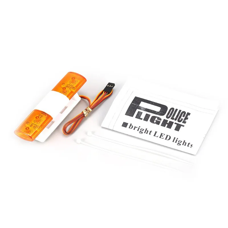 RC Gesimuleerde Politie LED Flitslicht Alarmerende Ultra Heldere Lamp voor 1/8 1/10 RC Auto Traxxas CC01 4WD Axiale SCX10 Tamiya Speelgoed Onderdelen