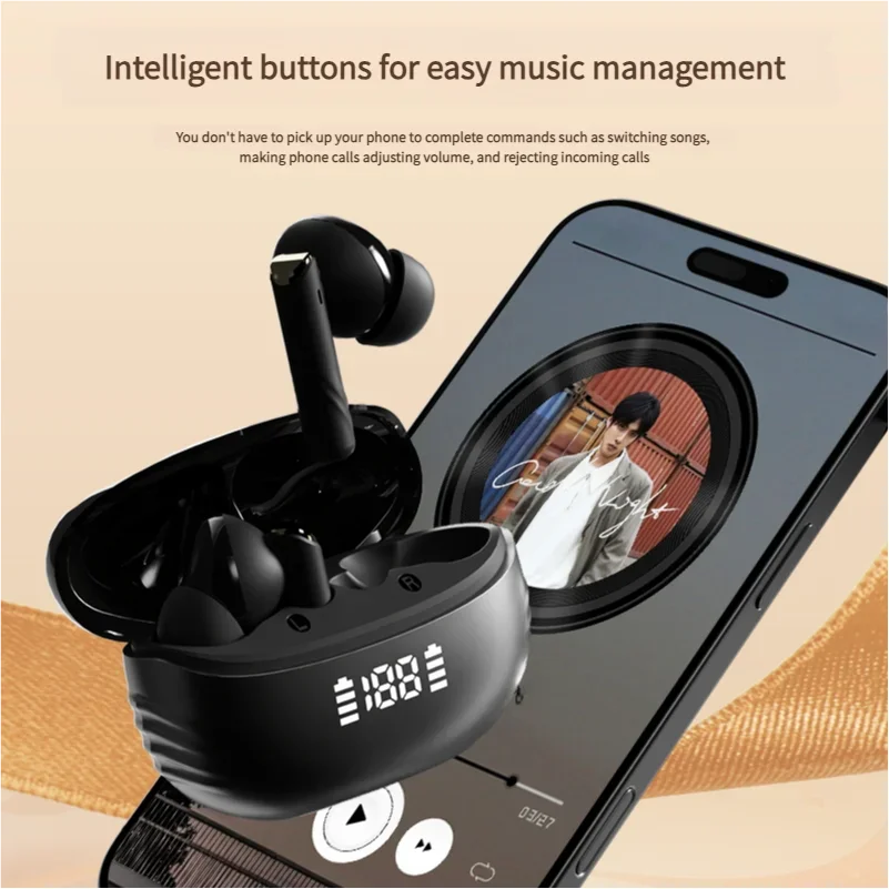 Lenovo ワイヤレス Bluetooth インイヤーイヤホン ANC メインノイズリダクションイヤホン IP55 防塵防水ゲーミングヘッドフォン