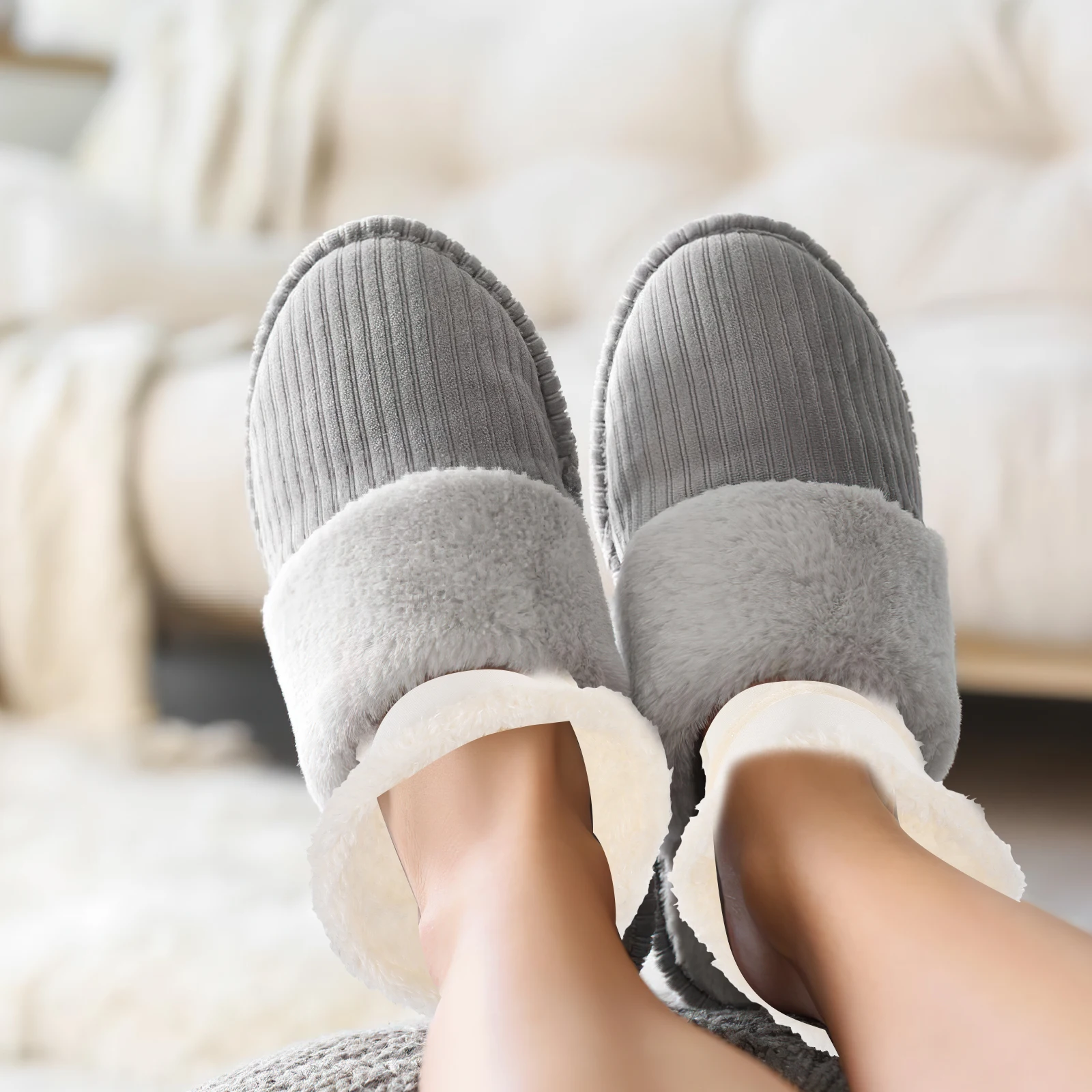 

Sole Inserts for Women Thermal Inner Shoe Cover Slippers Indoor Keep Warm Insole Woman Insoles