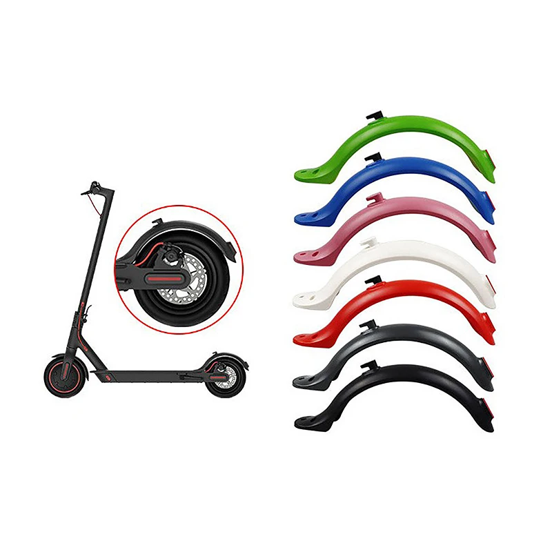 Rear Mudguard For Xiaomi M365 Pro Electric Scooter Fender Bracket Mud Fender Guard Skateboard Red Black White Accessories