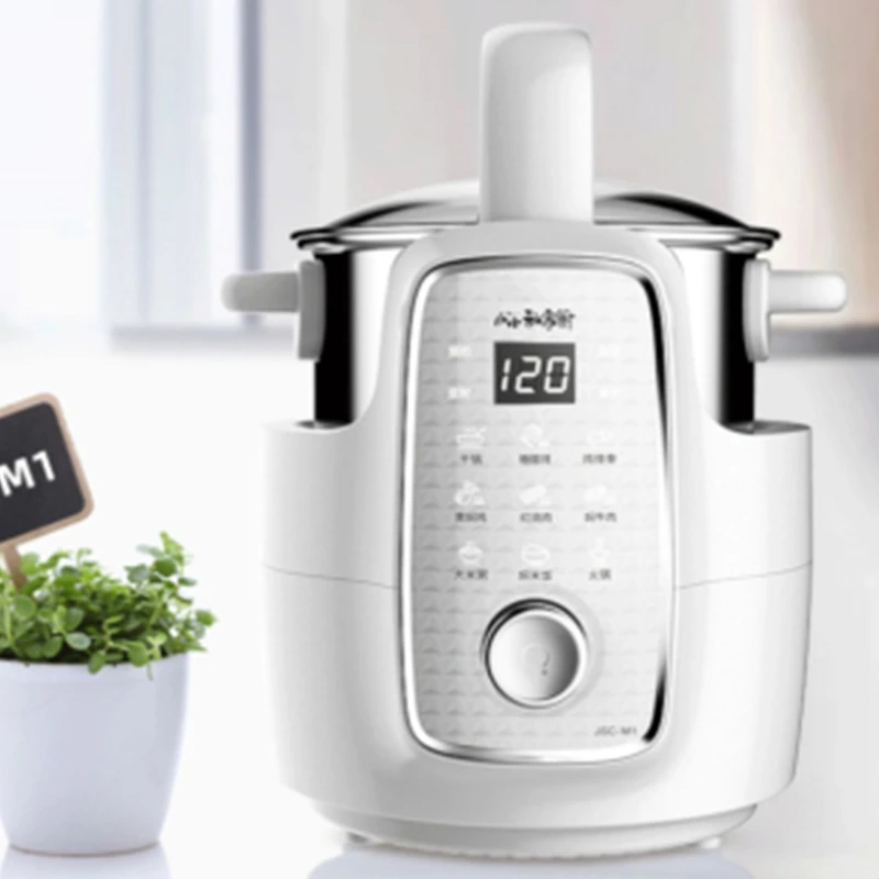 Smart Mini Frigideira Elétrica, Máquina de cozinhar automática, Máquina de cozinhar inteligente, Cozinha Particular, M1 Aquecimento Elétrico De Macarrão De Aquecimento, Preguiçoso