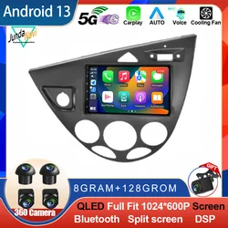 Android 14 For Ford Fiesta 1995-2001 Focus MK1 1998-2004 7 Inch Multimedia Car Radio Stereo Carplay Autoradio Head Unit Auto