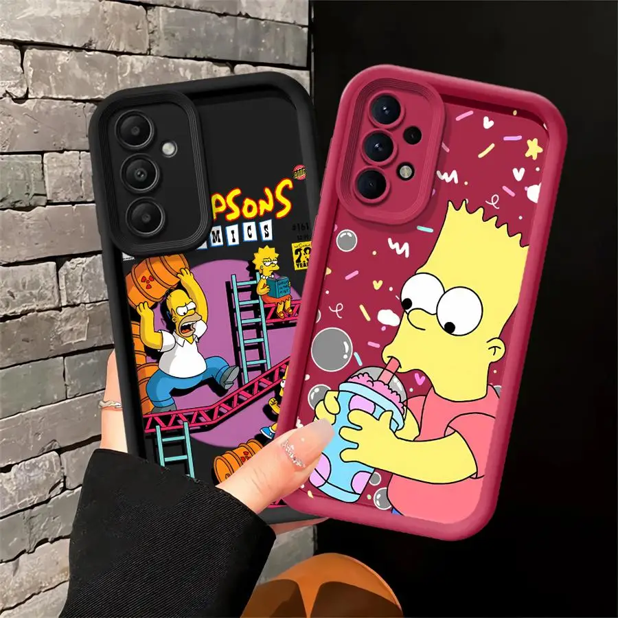 

Phone Cover Case for Samsung Galaxy A04 A17 A15 A12 A07 A13 A30 A14 A16 A50 A06 A05 A20 A11 Cartoon The Simpsons Bart