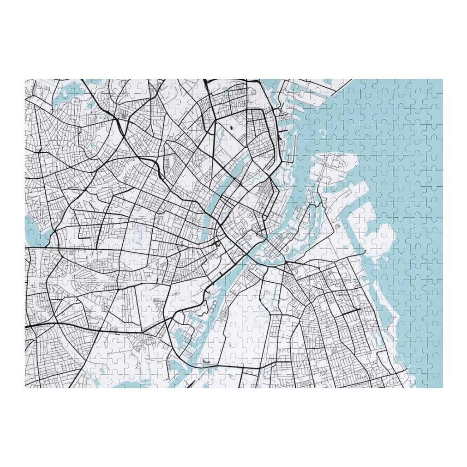 

Copenhagen City Map of Denmark - Circle Jigsaw Puzzle Personalized Child Gift Wood Adults Custom Jigsaw Wooden Boxes Puzzle
