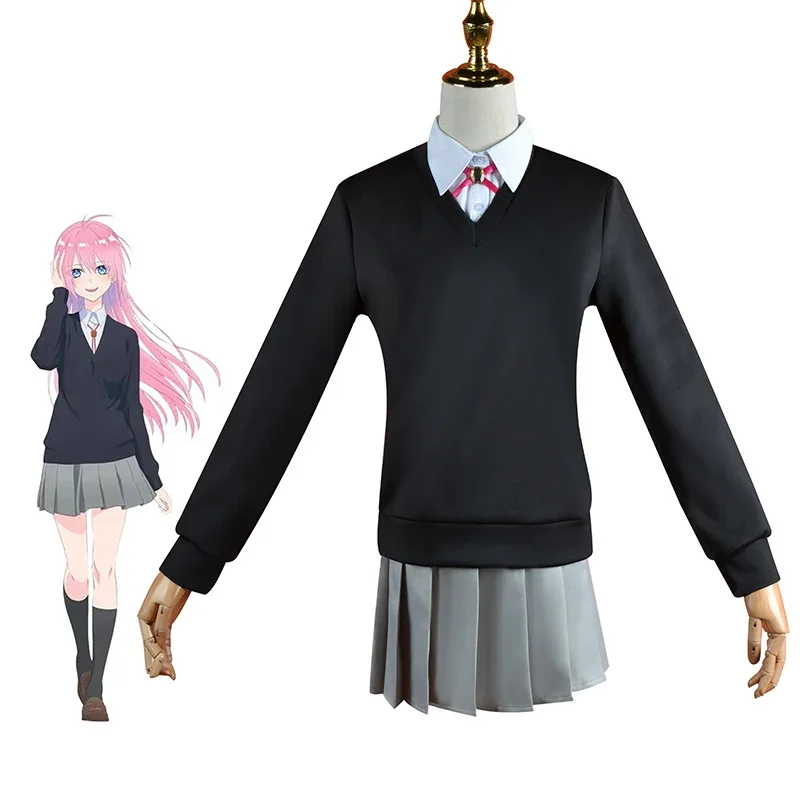 Anime Shikimori's Not Just A Cutie Cosplay Costume Shikimori JK School Uniform