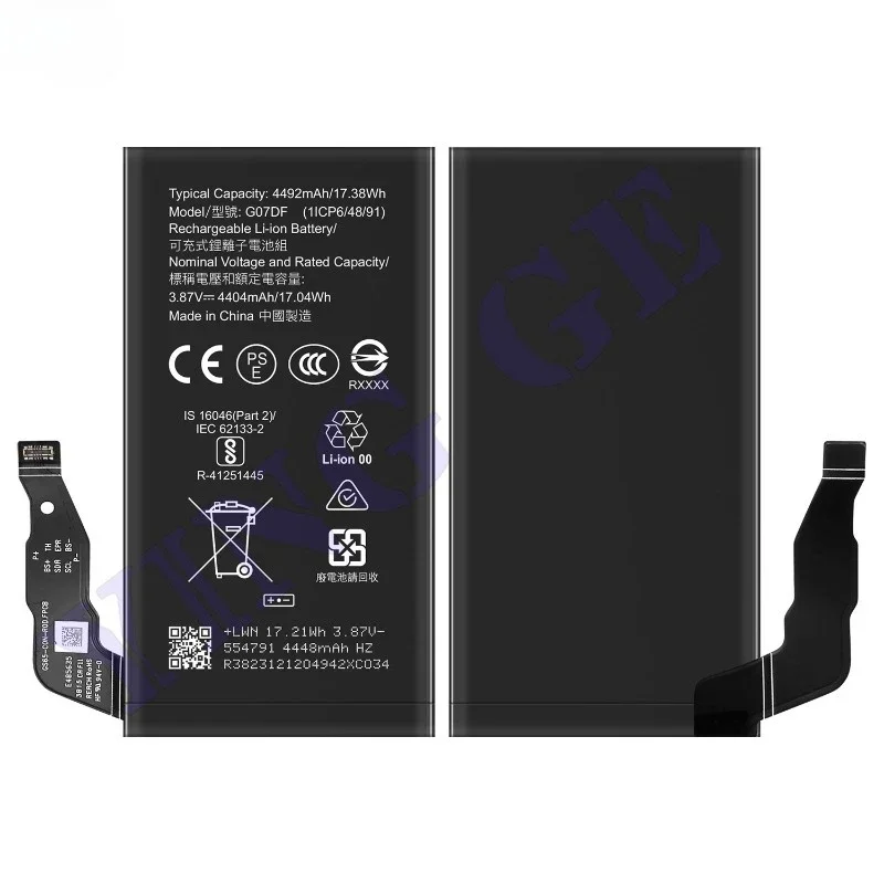 G07DF for Google Pixel 8A Mobile Phone Battery High Quality High Capacity Battery Replacement Bateria Grade A Cell with Tools
