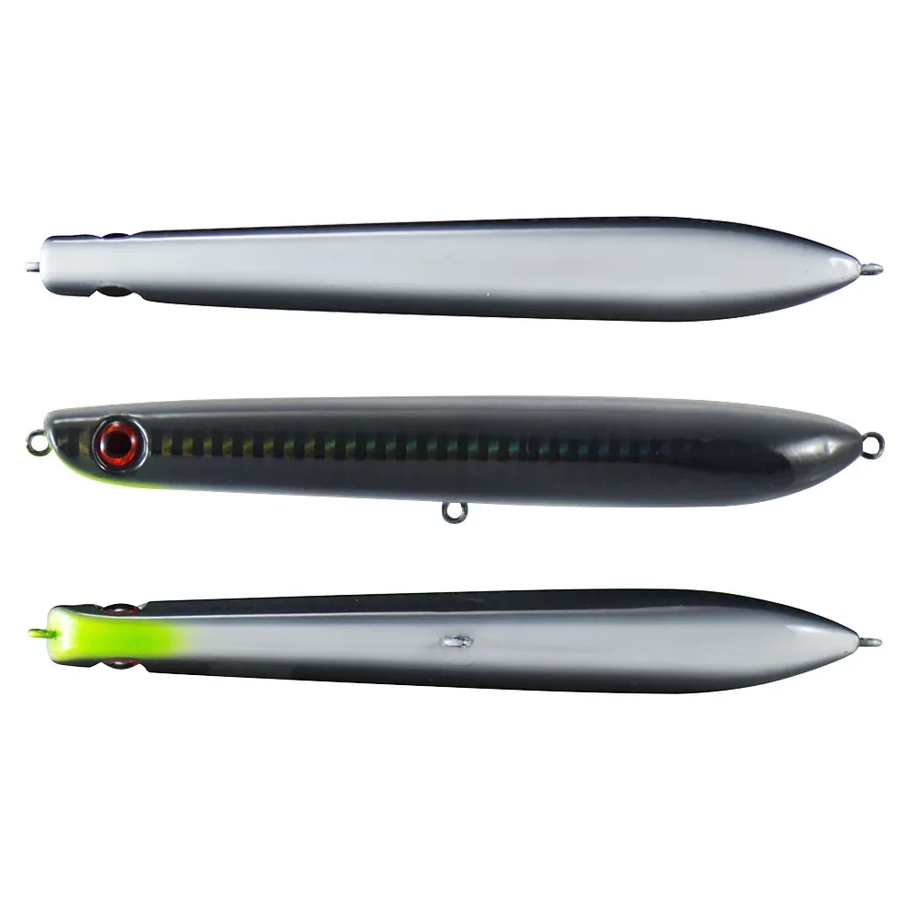 Countbass Surface Topwater Fishing Lure Popper Stick Bait Bass Leurre Peche Pencil Hard Bait Saltwater Lures  123mm 17g