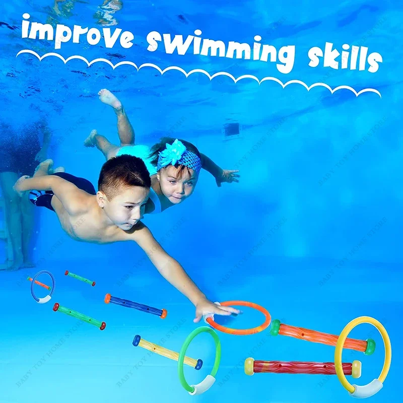 Children\'s Diving Toys Summer Shark Rocket Throwing       Water Sports