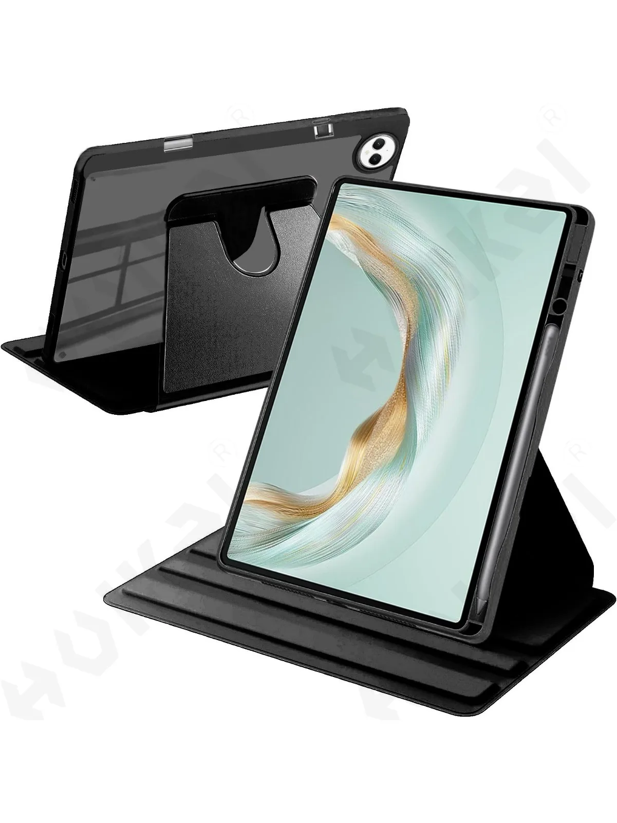 Obrotowe etui na Huawei Matepad SE 11 2024 11.5 2025 Pro 12.2 z uchwytem na rysik, ochronne etui z funkcją podstawki obracanej o 360 stopni, automatyczne włączanie/wyłączanie ekranu. — zdjęcie produktu 7