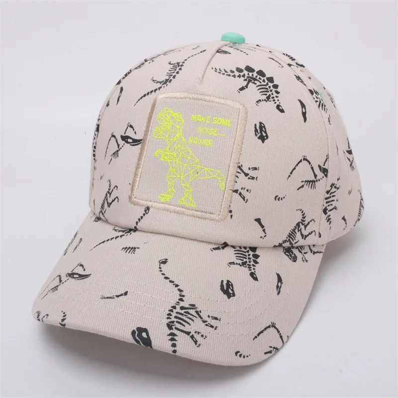 Gorra de béisbol transpirable para niño y niña, gorro ajustable de algodón con dibujos animados, novedad, primavera y verano