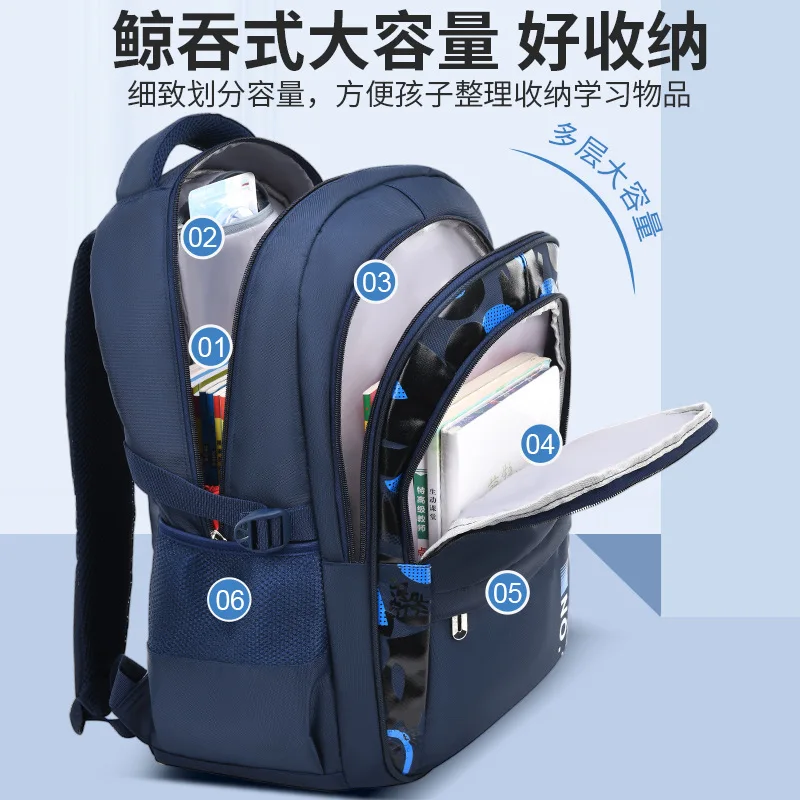 Children Schoolbag for Boys Kids Backpack Waterproof Primary School Bags Orthopedic School Backpacks Book Bags Mochila Infantil