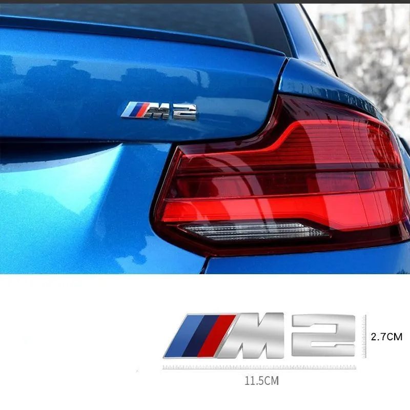 1PCS Car Stickers Car Trunk Sticker Car Badge For BMW M1 M2 M3 M4 M5 M6 M7 E34 E36 E61 E39 E60 E90 E92 E93 F10 F20 F30 G20 G30