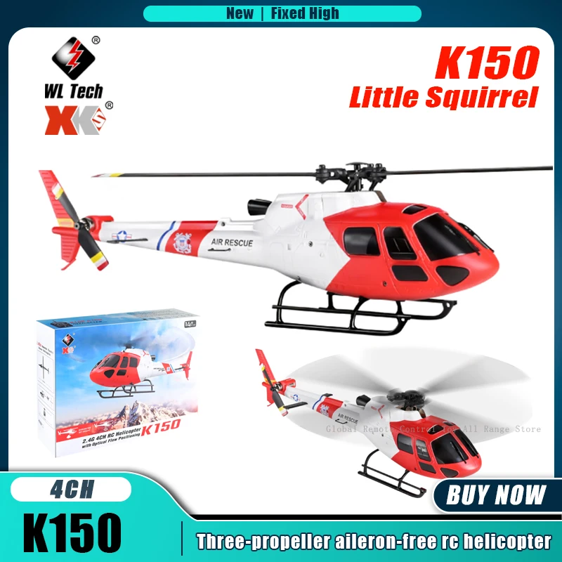 Wltoys K150 AS350 RC Helicopter Little Squirrel 4 channels